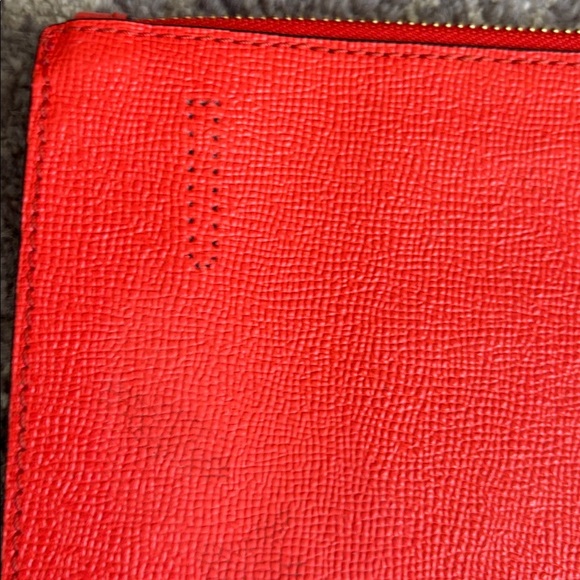 Nina Ricci Vibrant Red Clutch Envelope Purse - Picture 5 of 5